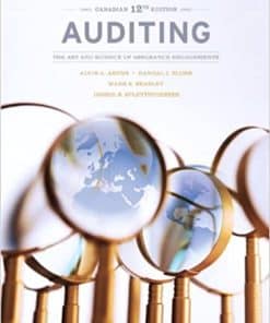 Test Bank for Auditing: The Art and Science of Assurance Engagements, Canadian 12th Edition – Arens