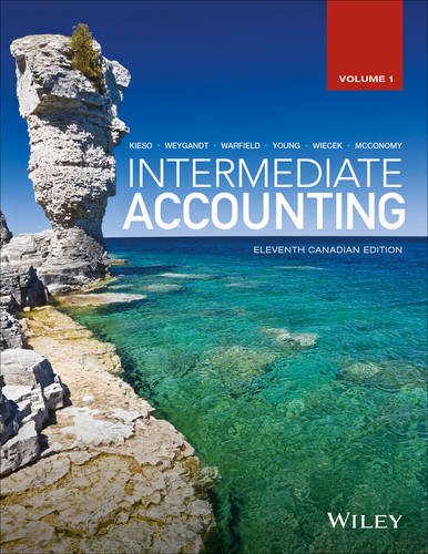 Test Bank for Intermediate Accounting Volume 1, 11th Canadian Edition by Bruce J. McConomy & Donald E. Kieso 1 Test Bank for Intermediate Accounting Volume 1, 11th Canadian Edition by Bruce J. McConomy & Donald E. Kieso
