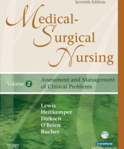 Test Bank for Medical-Surgical Nursing: Single Volume – Assessment and Management of Clinical Problems, 7th Edition by Sharon L. Lewis
