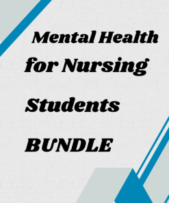 Study Guide for Mental Health Nursing – Nursing Students Bundle