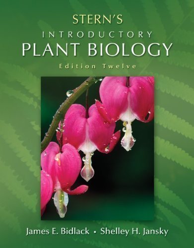Test Bank For Stern’s Introductory Plant Biology, 12th Edition By Bidlack 1 Test Bank For Stern’s Introductory Plant Biology, 12th Edition By Bidlack