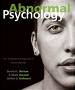 Test Bank for Abnormal Psychology An Integrative Approach 8th Edition by David H. Barlow