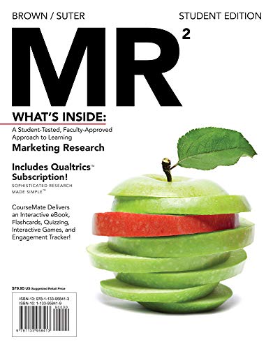 Test Bank for MR2, 2nd Edition by Tom J. Brown 1 Test Bank for MR2, 2nd Edition by Tom J. Brown