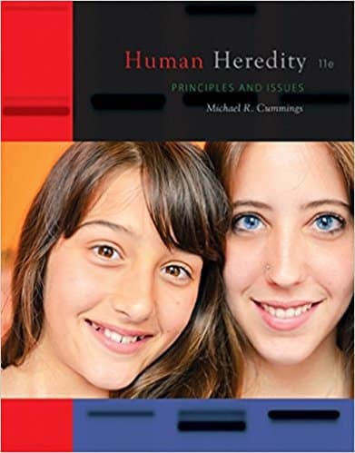 Test Bank for Human Heredity: Principles and Issues, 11th Edition 1 Test Bank for Human Heredity: Principles and Issues, 11th Edition