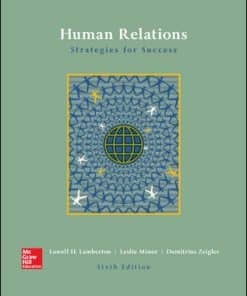 Test Bank Human Relations 6th Edition by Lowell