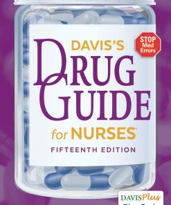 Test Bank for Davis’s Drug Guide for Nurses, 15th Edition by April Hazard Vallerand & Cynthia A. Sanoski