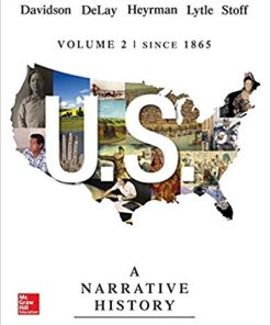 Test Bank for USA Narrative History Volume 2 Since 1865 7th Edition by James West Davidson